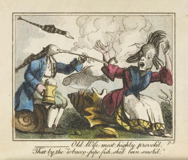 Old Wife, mostly high provok'd, that by the tobacco-pipe-fish, she'd been smok'd