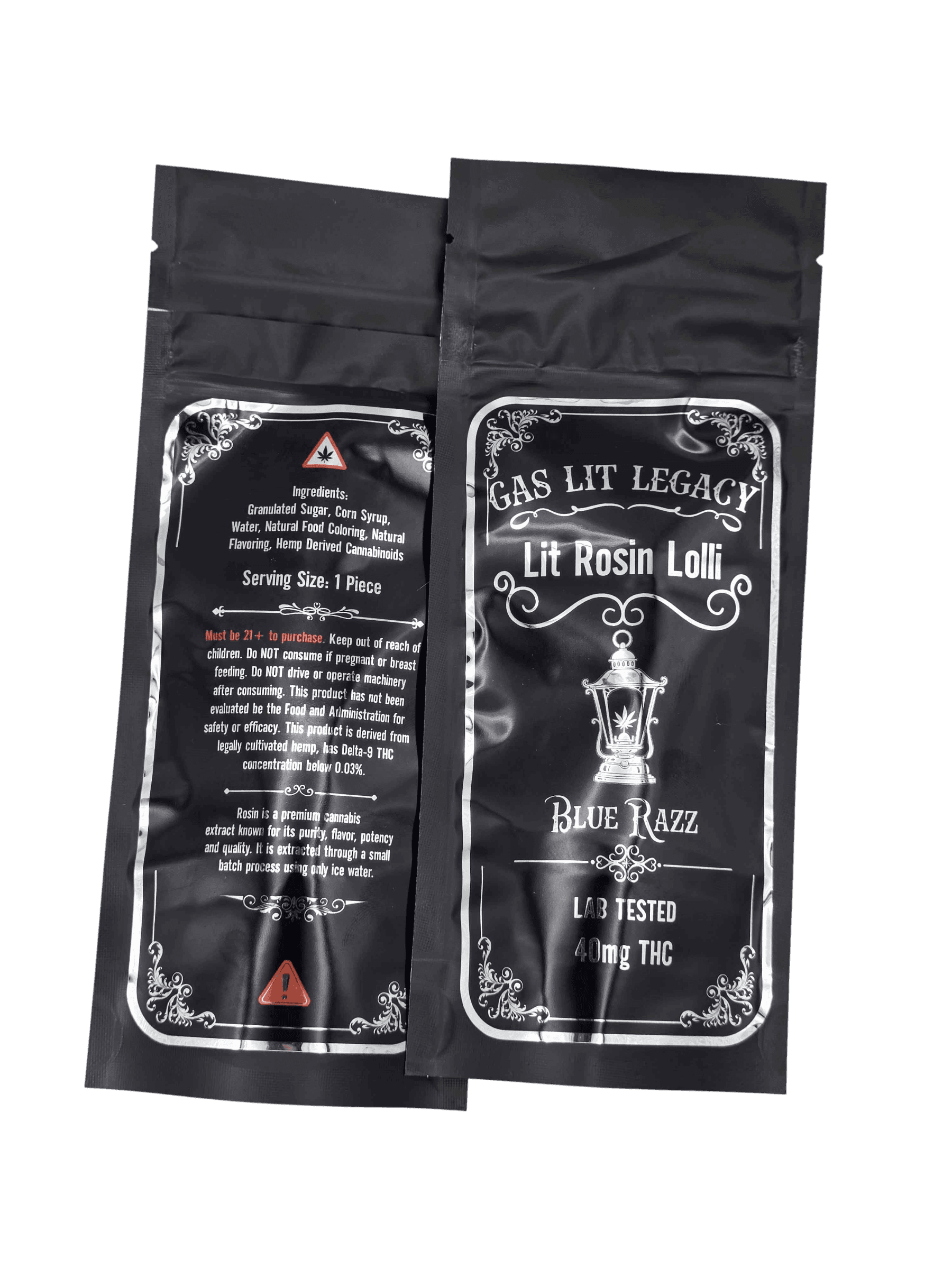 Blue Razz Lit Rosin Lolli