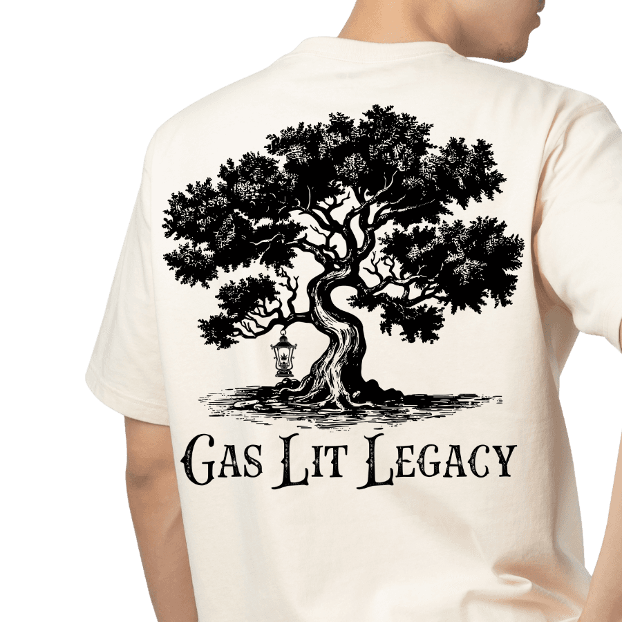 Gas Lit Tree with Lantern Tee